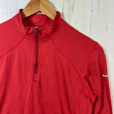 【Women's L レッド系】 Finetrack ( ファイントラック ) ドラウトゼファー ジップネック ナイロン ウェア トップス インナー シャツ ロングスリーブシャツ 化繊 z00054688  化繊 ロングスリーブシャツ インナー シャツ トップス ウェ