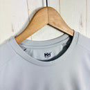 【Men's S グレー系】 Helly Hansen ( ヘリーハンセン ) ロングスリーブ チーム ドライ ティー L/S Team Dry Tee 吸汗速乾 UVプロテクト UPF50+ 防透加工 ポリエステル ウェア トップス インナー シャツ ロングスリ-3