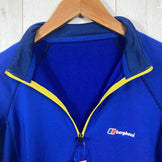 【Men's XS ブルー系】 Berghaus ( バーグハウス ) サーマル ベース ジップ ロングスリーブ Thermal Base Zip Long Sleeve ポリエステル ウェア トップス インナー シャツ ロングスリーブシャツ 化繊 z0005858