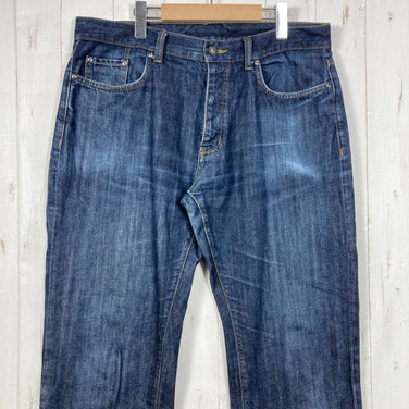 【Men's 34 ネイビー系】 2013 Patagonia ( パタゴニア ) レギュラー フィット ジーンズ レギュラー Regular Fit Jeans - Regular DKW ( Dark Wash ) オーガニックコットン100% デニム オーガニッ