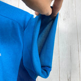 【Men's L ブルー系】 Montbell ( モンベル ) ウイックロン ZEO ショートスリーブ ジップシャツ ポリエステル ウェア トップス インナー シャツ ショートスリーブシャツ 化繊 z00053622  化繊 ショートスリーブシャツ インナー シ