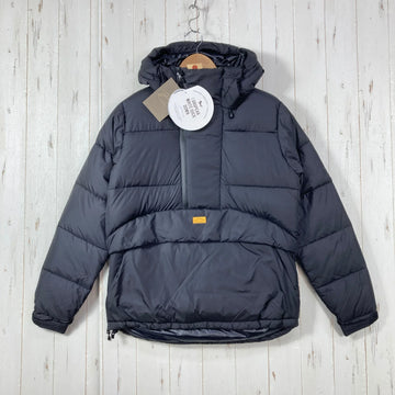 【Men's S ブラック系】 Nanga ( ナンガ ) プルオーバー ダウン ジャケット Pullover Down Jacket 生産終了モデル 入手困難 ネイタルデザイン Natal Design リスト List トリプルネーム コラボ ダウン ウェア ト