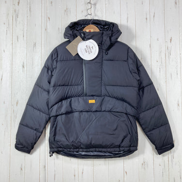 【Men's S ブラック系】 Nanga ( ナンガ ) プルオーバー ダウン ジャケット Pullover Down Jacket 生産終了モデル 入手困難 ネイタルデザイン Natal Design リスト List トリプルネーム コラボ ダウン ウェア ト