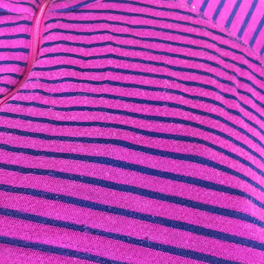 【Women's M パープル系】 Foxfire ( フォックスファイヤー ) Pp ウール ボーダー ジップ ポリプロピレン メリノウール ジップネック ロングスリーブ シャツ 8115043 Asian Women's ウール ロングスリーブシャツ インナー シ - 【公式】2ndGEAR（セカンドギア）Webショップ【登山用品・アウトドア用品専門 買取販売店】