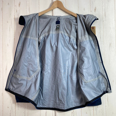 Montbell Men's Thunder Pass Jacket, Navy, Size Small. This nylon jacket features a rain shell and is perfect as a top. (Product code: z00054122)