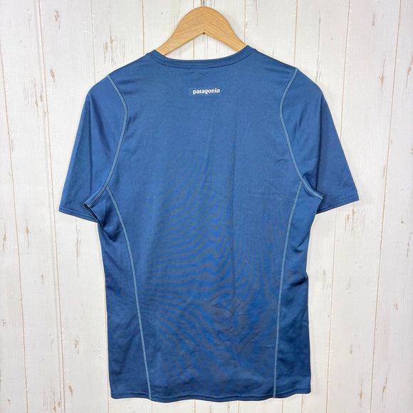 【Men's S ネイビー系】 2014 Patagonia ( パタゴニア ) フォアランナー シャツ Fore Runner Shirt ポリエステル ウェア トップス インナー シャツ ショートスリーブTシャツ クルーネック 化繊 z00054267  化繊