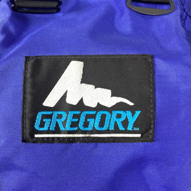 【均码 海军蓝】 1995 Gregory (格里高利) 2 Day Pack Electric Blue 停产型号 稀有 青标 旧标 尼龙包 收纳 背包 容量【30L～54L】 z0005