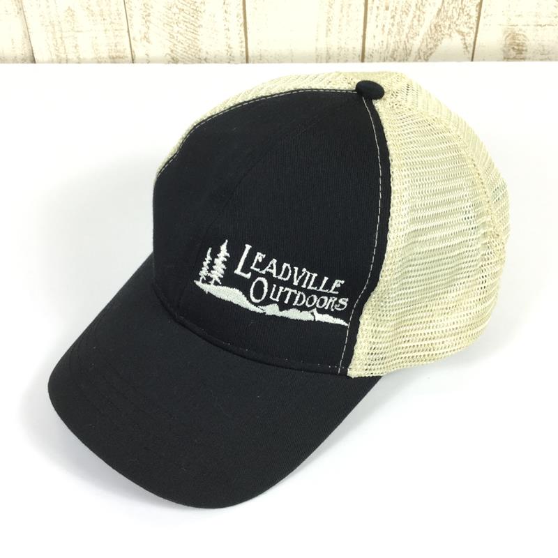 【Unisex OneSize ブラック系】 Leadville Outdoors ロゴ トラッカー キャップ Logo Trucker コロラドのアウトドアショップ オリジナル Unisex  キャップ ヘッドウェア ウェア小物 ウェア