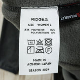 【Women's L チャコール系】 Ridge Mountain Gear ( リッジマウンテンギア ) パワー ストレッチ プル フーディ Power Stretch Pull Hoodie ポリエステル Asian Women's ポーラテック・パワーストレッチ S - 【公式】2ndGEAR（セカンドギア）Webショップ【登山用品・アウトドア用品専門 買取販売店】