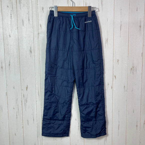 【Kid's 130 ブルー系】 Montbell ( モンベル ) サーマラップ パンツ 化繊ダウン ウェア ボトムス ロングパンツ 化繊インサレーション z00056668  化繊インサレーション ロングパンツ ボトムス ウェア