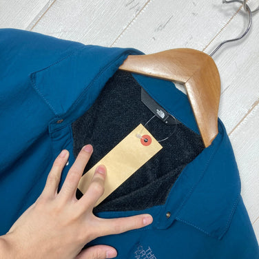 【Men's S ネイビー系】 The North Face ( ザ・ノースフェイス ) オクトーバー ミッド シャツ October Mid Shirt ナイロン ウェア トップス アウター ジャケット フリース z00060483  フリース アウター ジャケッ