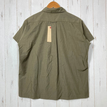 【Women's M グリーン系】 Yamatomichi ( 山と道 ) バンブー ショートスリーブ シャツ Bamboo Short Sleeve Shirt レーヨン ウェア トップス インナー シャツ ショートスリーブシャツ  z00060096   ショートス - 0