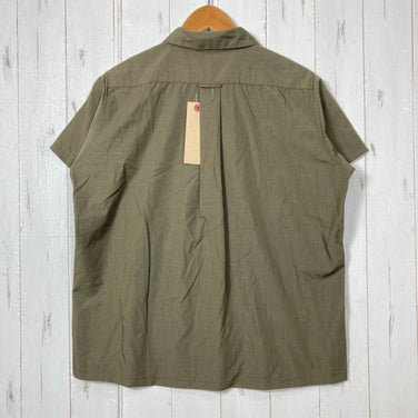 【Women's M グリーン系】 Yamatomichi ( 山と道 ) バンブー ショートスリーブ シャツ Bamboo Short Sleeve Shirt レーヨン ウェア トップス インナー シャツ ショートスリーブシャツ  z00060096   ショートス