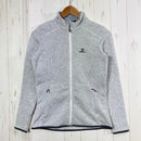 【Women's S グレー系】 Salomon ( サロモン ) アドバンスド スキン フリース ジャケット Advansed Skin Fleece Jacket ポリエステル ウェア トップス アウター ジャケット フリース z00059139  フリース アウ-1