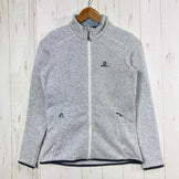 【Women's S グレー系】 Salomon ( サロモン ) アドバンスド スキン フリース ジャケット Advansed Skin Fleece Jacket ポリエステル ウェア トップス アウター ジャケット フリース z00059139  フリース アウ