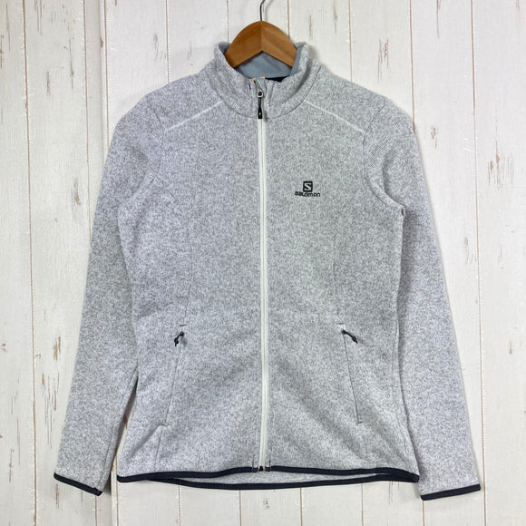 【Women's S グレー系】 Salomon ( サロモン ) アドバンスド スキン フリース ジャケット Advansed Skin Fleece Jacket ポリエステル ウェア トップス アウター ジャケット フリース z00059139  フリース アウ