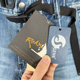 【Men's M ブルー系】 Rokx ( ロックス ) デニム ファティーグ パンツ Denim Fatigue Pant RXMS191008 MID USED z00056144 MID USED コットン ロングパンツ ボトムス ウェア