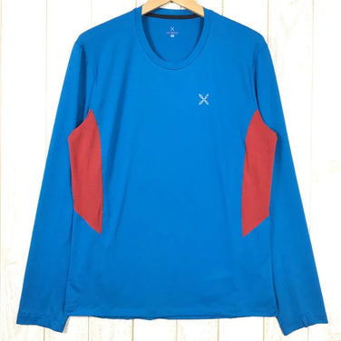 【Men's M ブルー系】Montura ( モンチュラ ) クイックドライ ロングスリーブ クルーネック シャツ Quickdry Long Sleeve Crewneck Shirt International Men's 化繊 ロングスリーブTシャツ クルーネック インナー シャツ トップス ウェア - 【公式】2ndGEAR（セカンドギア）Webショップ【登山用品・アウトドア用品専門 買取販売店】