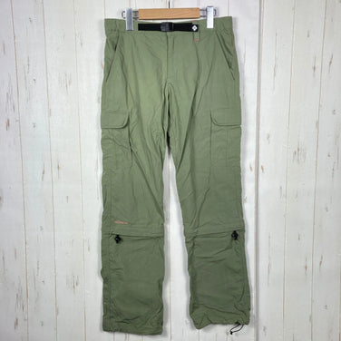 【Women's M グリーン系】 Columbia ( コロンビア ) コットン コンバーチブルパンツ ナイロン ウェア ボトムス ロングパンツ  z00055679   ロングパンツ ボトムス ウェア