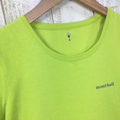 【Women's S イエロー系】 Montbell ( モンベル ) Wic.スリムt ワンポイントロゴ ウィメンズ Tシャツ 1114138 Asian Women's 化繊 ショートスリーブTシャツ クルーネック インナー シャツ トップス ウェア - 【公式】2ndGEAR（セカンドギア）Webショップ【登山用品・アウトドア用品専門 買取販売店】