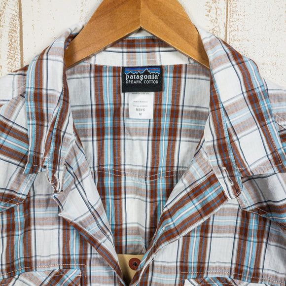 【Men's M ホワイト系】 2009 Patagonia ( パタゴニア ) ショートスリーブ グッド シャツ Short Sleeve Good Shirts BJO 入手困難 オーガニックコットン ウェア トップス インナー シャツ ショートスリーブシャツ - 【公式】2ndGEAR（セカンドギア）Webショップ【登山用品・アウトドア用品専門 買取販売店】