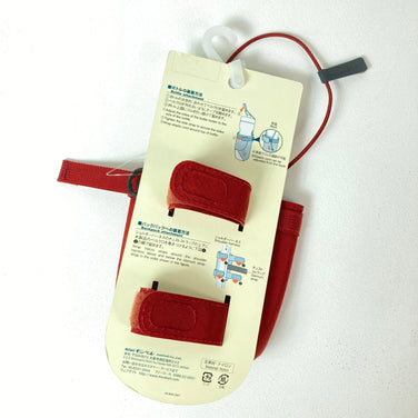 One Size Red Montbell Adjustable Bottle Holder DRD Nylon Bag Storage Bottle Holder z00053187 DRD Bottle Holder Bag Storage