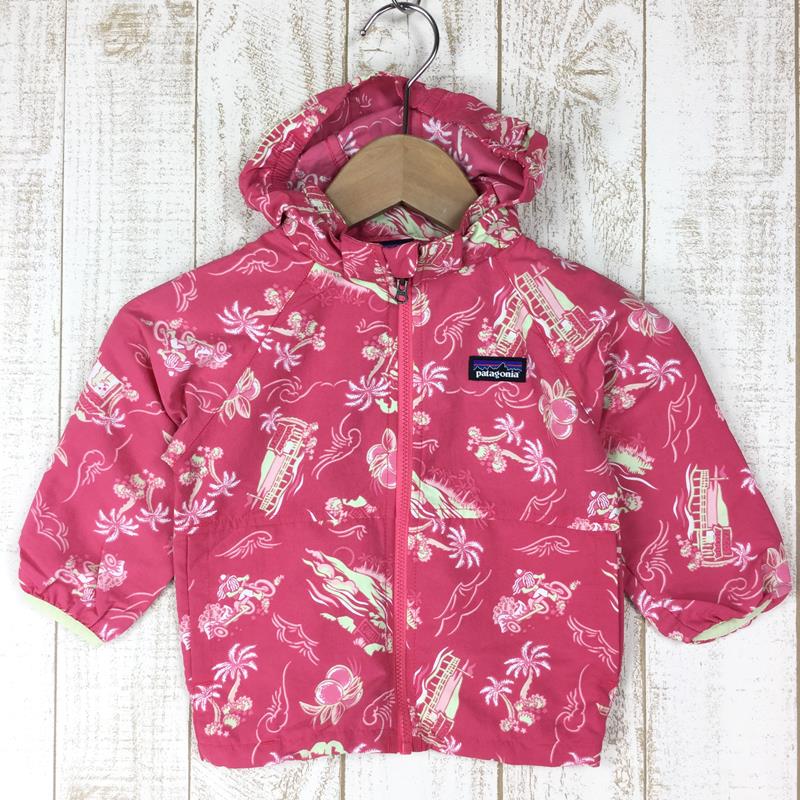 [Baby's 12M Pink] Patagonia Baby Baggies Jacket 60288 International Baby's Windshell Outer Jacket Tops Wear