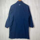 Women's Medium Navy Merrell Nylon Half-Zip Long Anorak Coat in Indigo (z00054869)