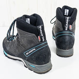 Scarpa Marmolada Pro HD 女款 Shark/Octane 徒步靴，尺码 26.1 厘米，黑色 (z00053530)