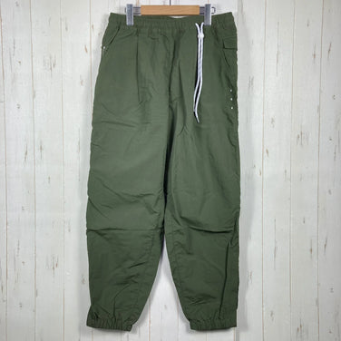 Men's Size 3 Green: Mannenrou Nylon Harvest Trainer Classic, nylon bottoms, long pants (z00056524).