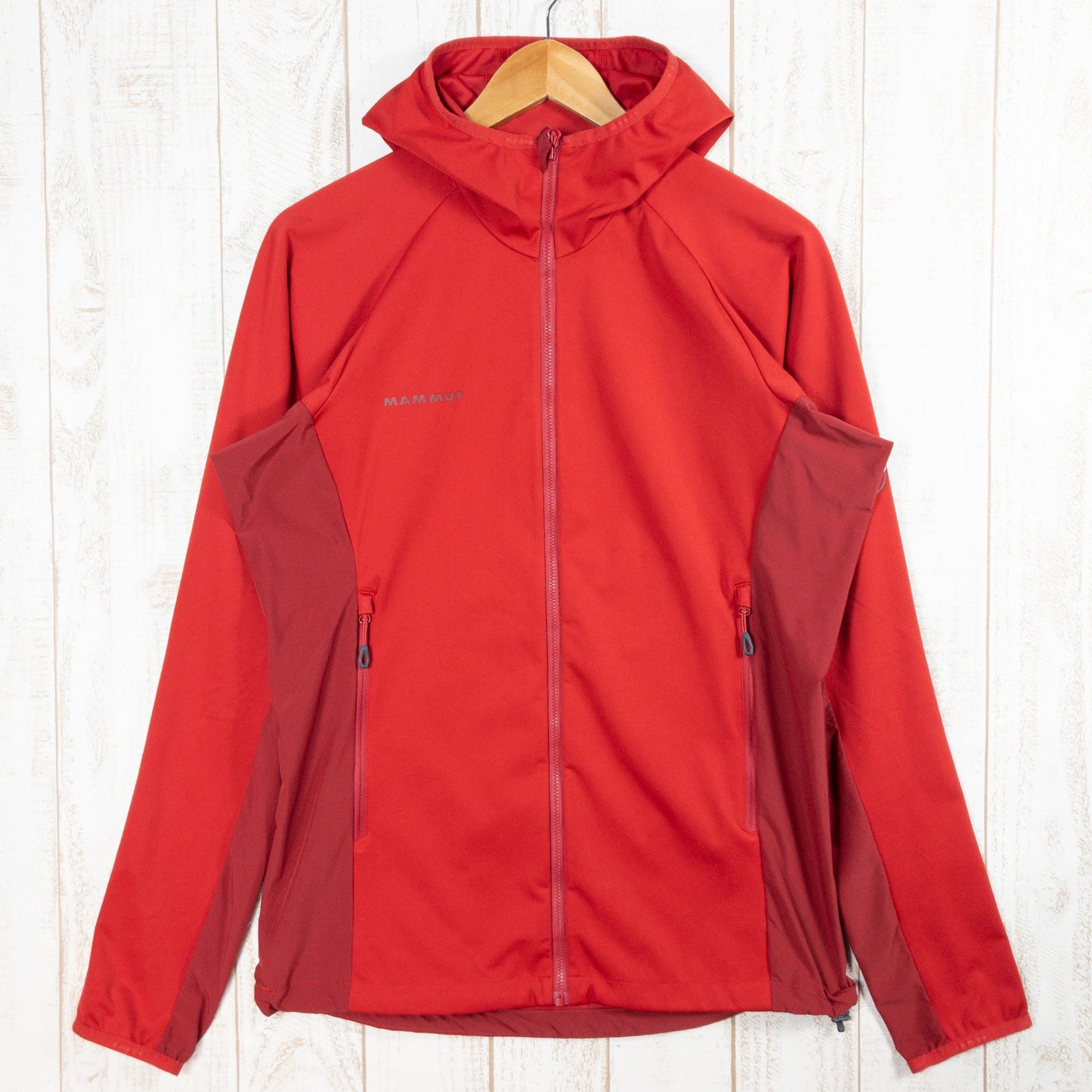 【男款M红】Mammut Kent Light So Hooded Jacket Soft Shell Hoody 1010-23250 男款 Lava/Dark Lava Soft