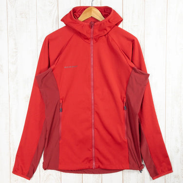 【Men's M レッド系】 Mammut ( マムート ) ケント ライト So フーデッド ジャケット Kento Light So Hooded Jacket ソフトシェル フーディ 1010-23250 Men's Lava / Dark Lava ソフト - 【公式】2ndGEAR（セカンドギア）Webショップ【登山用品・アウトドア用品専門 買取販売店】