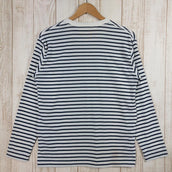【Men's M ホワイト系】 Montbell ( モンベル ) Wic.ボーダー ロングスリーブt 長袖 ウィックロン Tシャツ 1104818 Asian Men's IV/DN ブルー 化繊 ロングスリーブTシャツ クルーネック インナー シャツ トップス - 【公式】2ndGEAR（セカンドギア）Webショップ【登山用品・アウトドア用品専門 買取販売店】