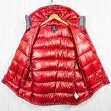 Montbell Alpine 羽绒派克大衣，男款 L 码，红色。这款羽绒保暖外套非常适合日常穿着。(z00053180)