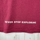 【Unisex M レッド系】 The North Face ( ザ・ノースフェイス ) Mt.FUJI100 2025 参加賞Tシャツ Mt.FUJI100 2025 Participant T-Shirt EXPLORE SOURCE ポリエステル ウェア トッ-6