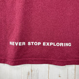 【Unisex M レッド系】 The North Face ( ザ・ノースフェイス ) Mt.FUJI100 2025 参加賞Tシャツ Mt.FUJI100 2025 Participant T-Shirt EXPLORE SOURCE ポリエステル ウェア トッ