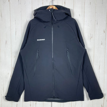 【Men's M ブラック系】 Mammut ( マムート ) ウィンターフィールド ソフトシェル フーデッド ジャケット Winterfield SO Hooded Jacket ウェア トップス アウター ジャケット ソフトシェル z00055631  ソフトシ
