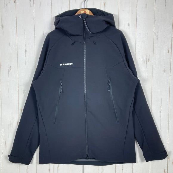 【Men's M ブラック系】 Mammut ( マムート ) ウィンターフィールド ソフトシェル フーデッド ジャケット Winterfield SO Hooded Jacket ウェア トップス アウター ジャケット ソフトシェル z00055631  ソフトシ