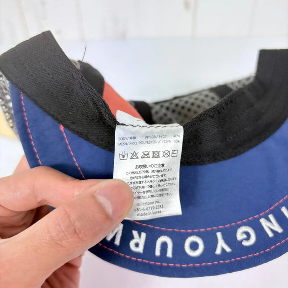 【OneSize ピンク系】 Milestone ( マイルストーン ) オリジナル キャップ original cap コーラルオレンジ / グレイ ナイロン ウェア ウェア小物 ヘッドウェア キャップ z00057507 コーラルオレンジ / グレイ キャップ