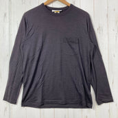 【Unisex M ブラック系】 Icebreaker ( アイスブレーカー ) メリノ 150 ロングスリーブ ポケット ティー Merino 150 Long Sleeve Pocket Tee メリノウール ウェア トップス インナー シャツ ロングスリーブTシ