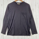 【Unisex M ブラック系】 Icebreaker ( アイスブレーカー ) メリノ 150 ロングスリーブ ポケット ティー Merino 150 Long Sleeve Pocket Tee メリノウール ウェア トップス インナー シャツ ロングスリーブTシ