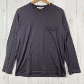 【Unisex M ブラック系】 Icebreaker ( アイスブレーカー ) メリノ 150 ロングスリーブ ポケット ティー Merino 150 Long Sleeve Pocket Tee メリノウール ウェア トップス インナー シャツ ロングスリーブTシ