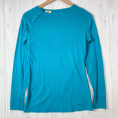 【Women's XS ブルー系】 2010 Patagonia ( パタゴニア ) オーバトー トップ OZG 生産終了モデル 入手困難 オーガニックコットン ウェア トップス インナー シャツ ロングスリーブTシャツ クルーネック コットン z00059886 OZ