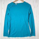 【Women's XS ブルー系】 2010 Patagonia ( パタゴニア ) オーバトー トップ OZG 生産終了モデル 入手困難 オーガニックコットン ウェア トップス インナー シャツ ロングスリーブTシャツ クルーネック コットン z00059886 OZ