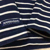 【Men's XS ネイビー系】 Barbarian ( バーバリアン ) フーデッド ストライプ ロングスリーブ ラグビー シャツ Hooded Stipe Longsleeve Rugby Shirts カナダ製 International Men's 化繊 フ - 【公式】2ndGEAR（セカンドギア）Webショップ【登山用品・アウトドア用品専門 買取販売店】