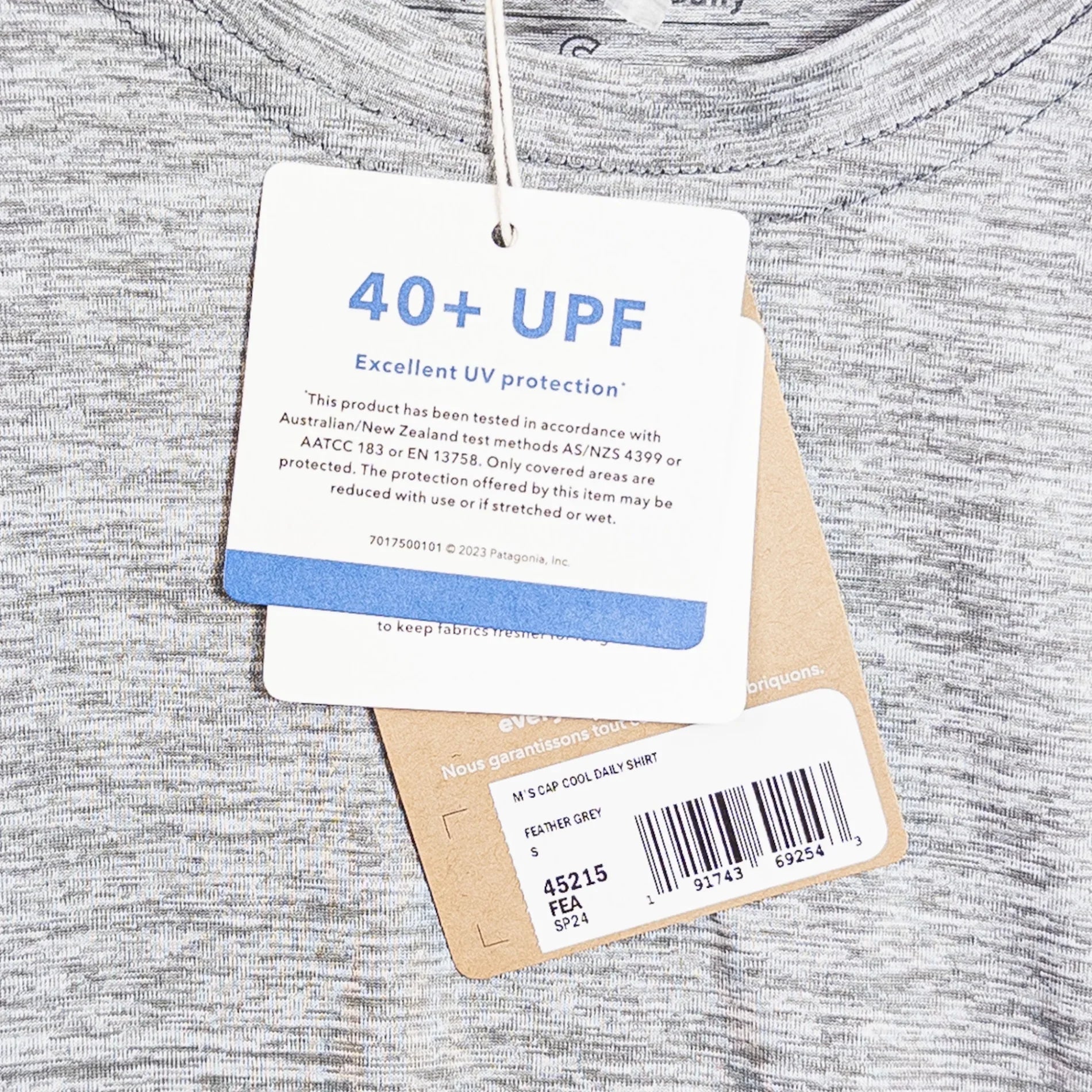 【Men's S グレー系】 2024 Patagonia ( パタゴニア ) キャプリーン クール デイリー シャツ FEA ポリエステル ウェア トップス インナー シャツ ショートスリーブTシャツ クルーネック 化繊 z00052571 FEA 化繊 ショー - 【公式】2ndGEAR（セカンドギア）Webショップ【登山用品・アウトドア用品専門 買取販売店】