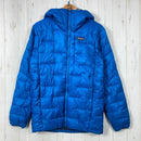 【Men's S ブルー系】 2019 Patagonia ( パタゴニア ) マクロ パフ フーディー Macro Puff Hoody BALB 生産終了モデル 入手困難 化繊ダウン ウェア トップス アウター ジャケット 化繊インサレーション z000601-1