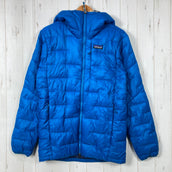 【Men's S ブルー系】 2019 Patagonia ( パタゴニア ) マクロ パフ フーディー Macro Puff Hoody BALB 生産終了モデル 入手困難 化繊ダウン ウェア トップス アウター ジャケット 化繊インサレーション z000601