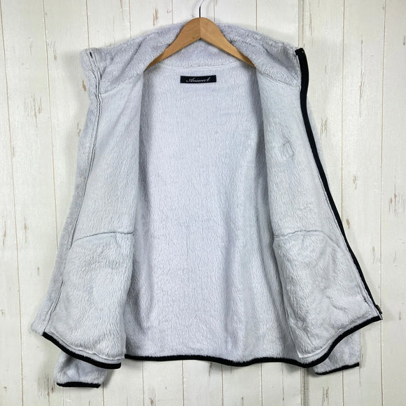 【Unisex M ホワイト系】 Answer4 ( アンサーフォー ) ハイロフト フリース ジャケット High Loft Fleece Jacket Light Gray ポリエステル ウェア トップス アウター ジャケット フリース ポーラテック・ハイロフト