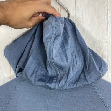 【Unisex S ブルー系】 2021 Yamatomichi ( 山と道 ) 100% メリノジップ フーディ 100% Merino Zip Hoody 生産終了モデル 入手困難 ダブルジップ 中厚手 メリノウール ウェア トップス インナー シャツ フーディ